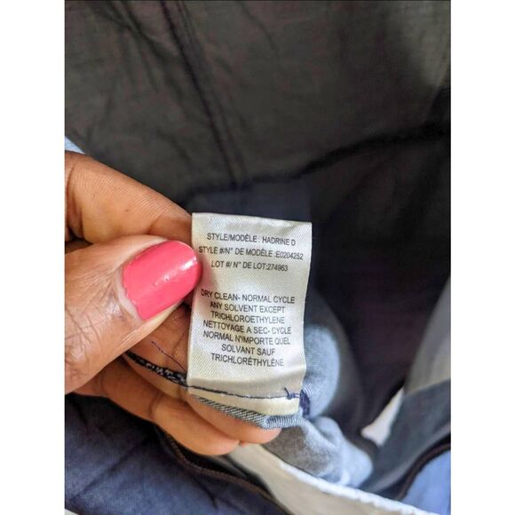 Theory Hadrine D Denim Romper Women’s Size 4 Dark Blue Sleeveless One Piece - Picture 7 of 12